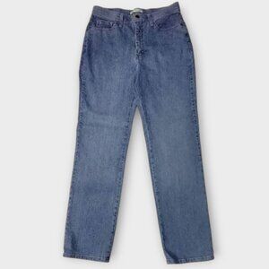 Lee Women’s 10M High Waist Straight Leg Jeans Medium Blue Classic Fit 30” Inseam